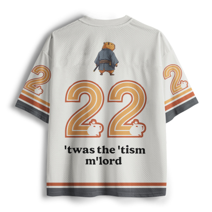 Tokyo-Tiger Focused Samurai Capybara Mesh Jersey