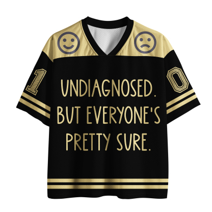 Tokyo-Tiger Self-diagnosed Illness Funny Mesh Jersey