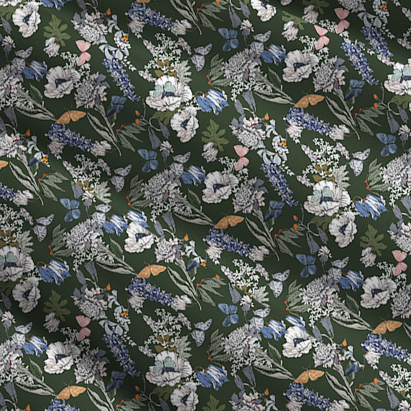 Tokyo-Tiger Garden Blooms Maxi Skirt