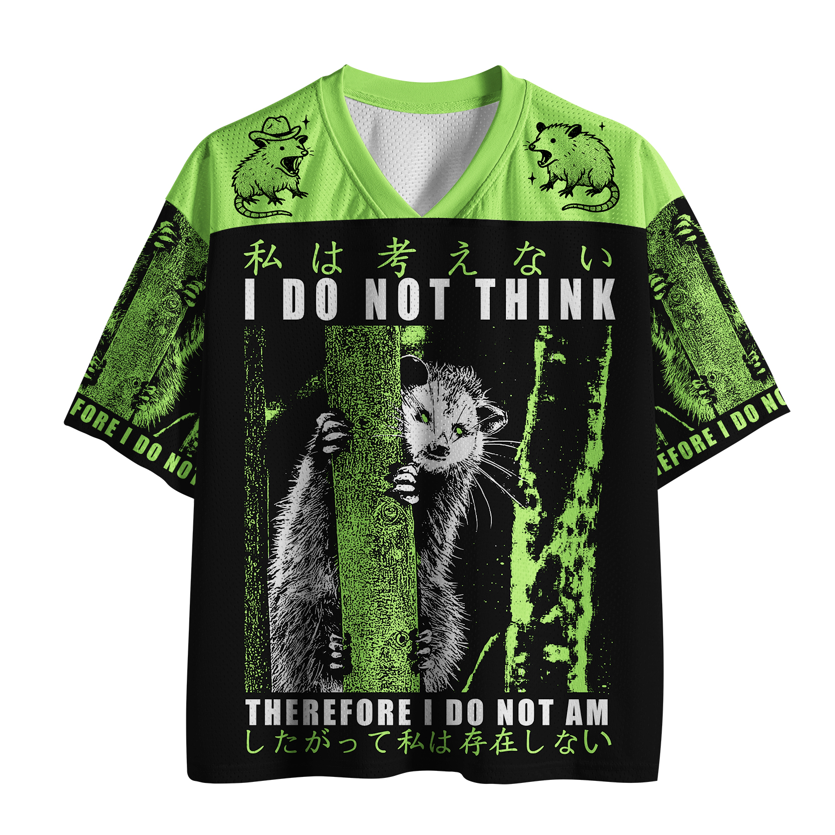 Tokyo-Tiger Stupid Opossum Japan Mesh Jersey