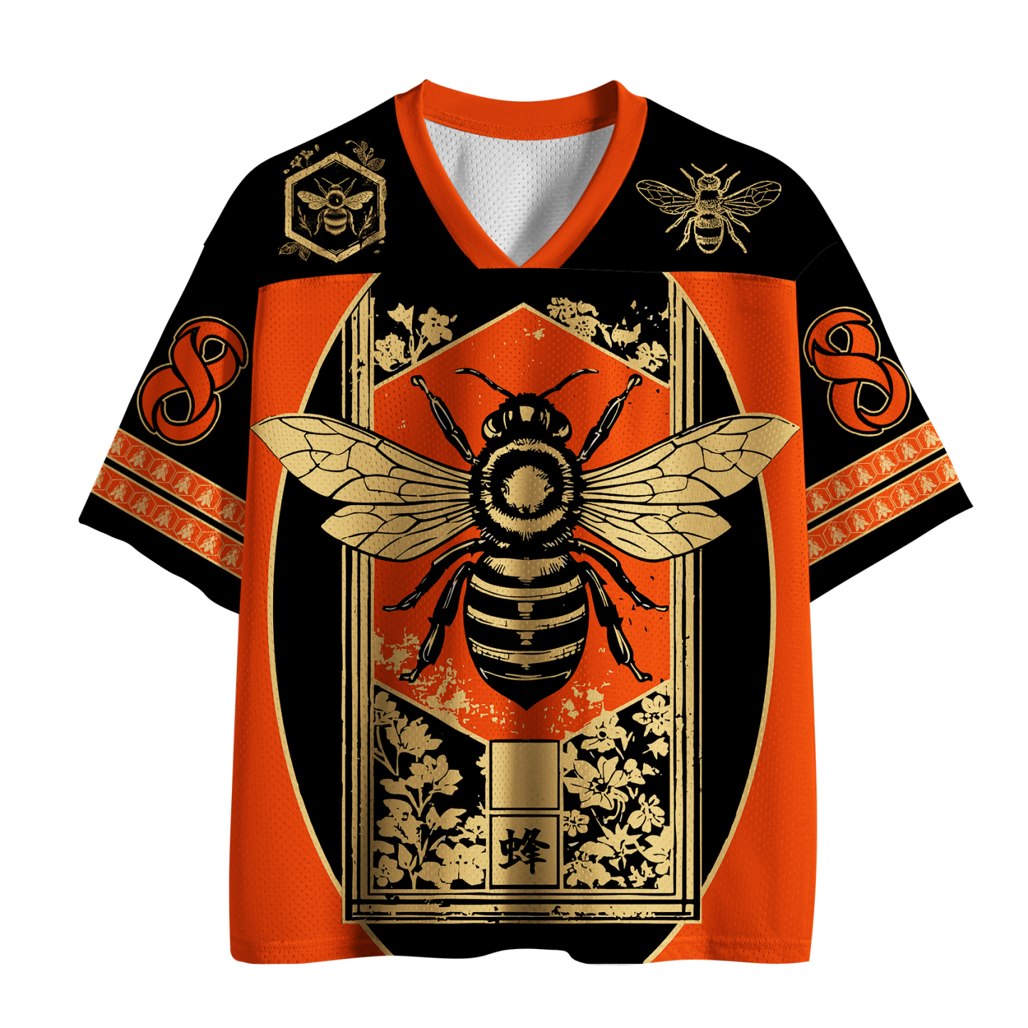 Tokyo-Tiger Japanese Bee Art Mesh Jersey