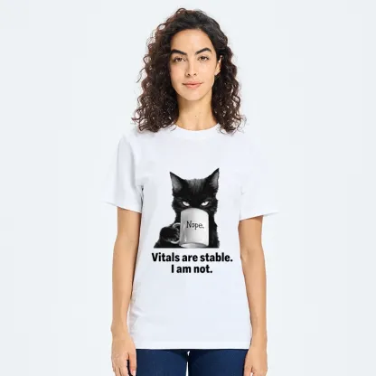 Tokyo-Tiger Grumpy Black Cat Coffee Meme Classic T-Shirt