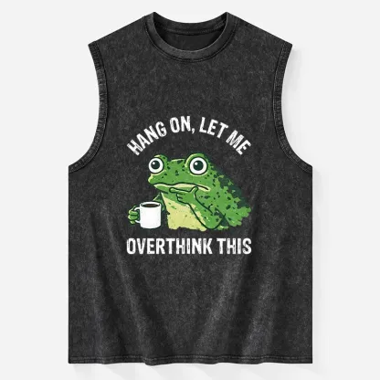 Tokyo-Tiger Overthinking Frog With Coffee Washed Tank