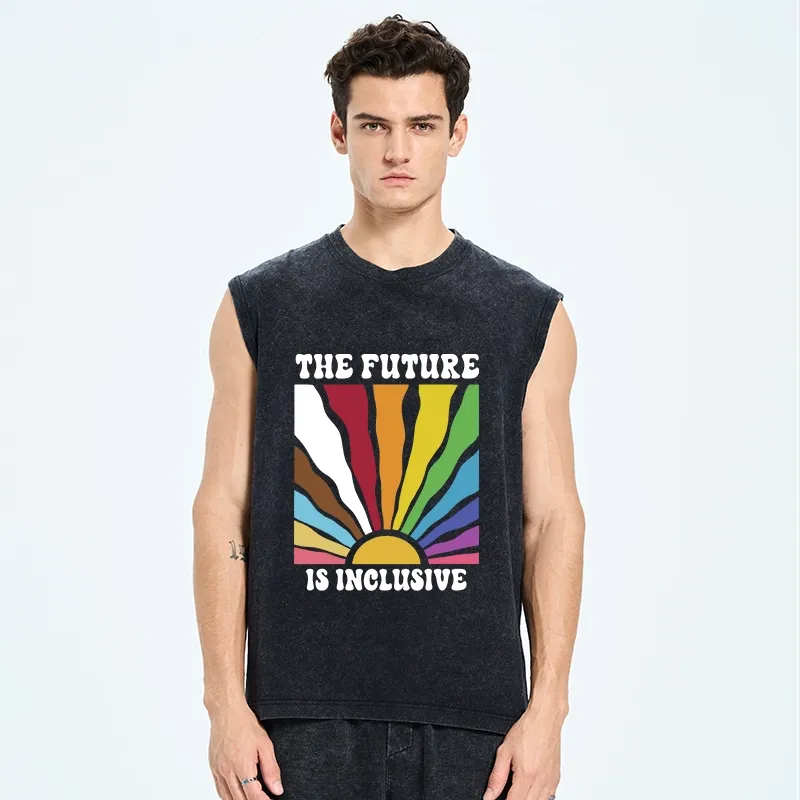 Tokyo-Tiger Pride Future Is Inclusive Washed Tank