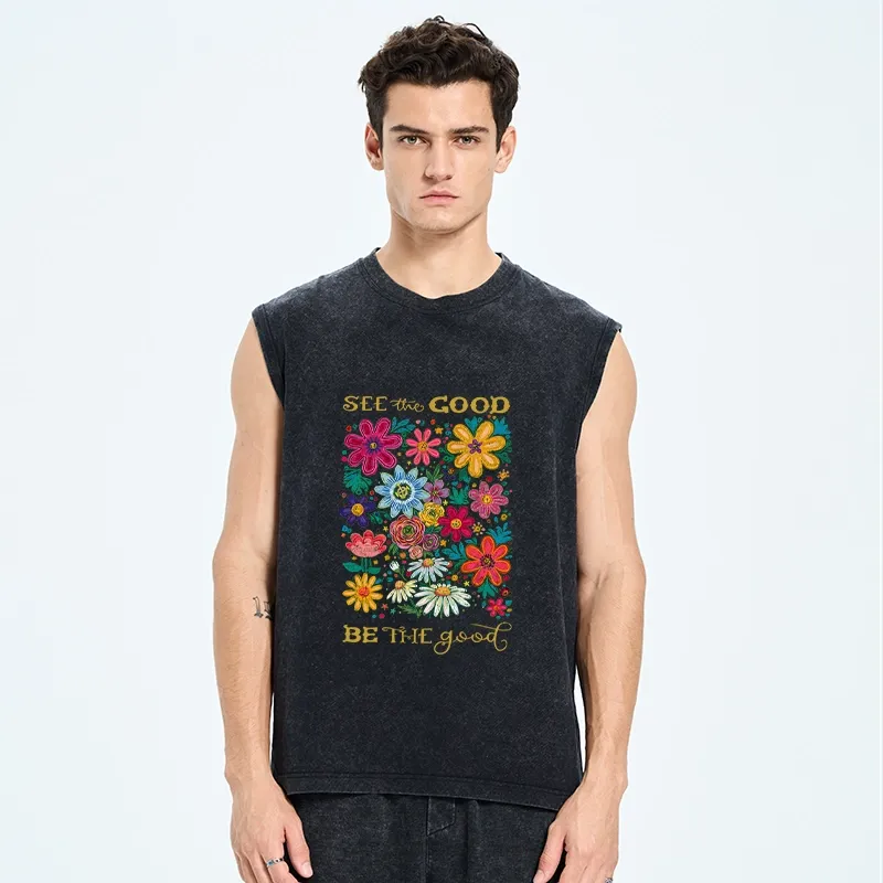 Tokyo-Tiger Flower：See The Good Be The Good Washed Tank
