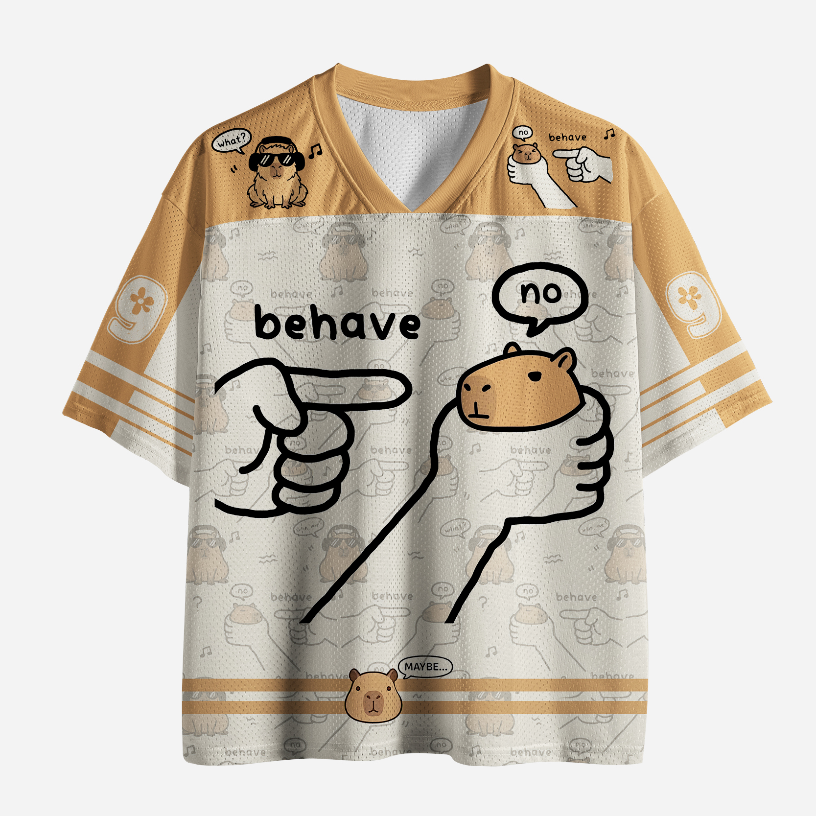 Tokyo-Tiger Dishonest Capybara Mesh Jersey