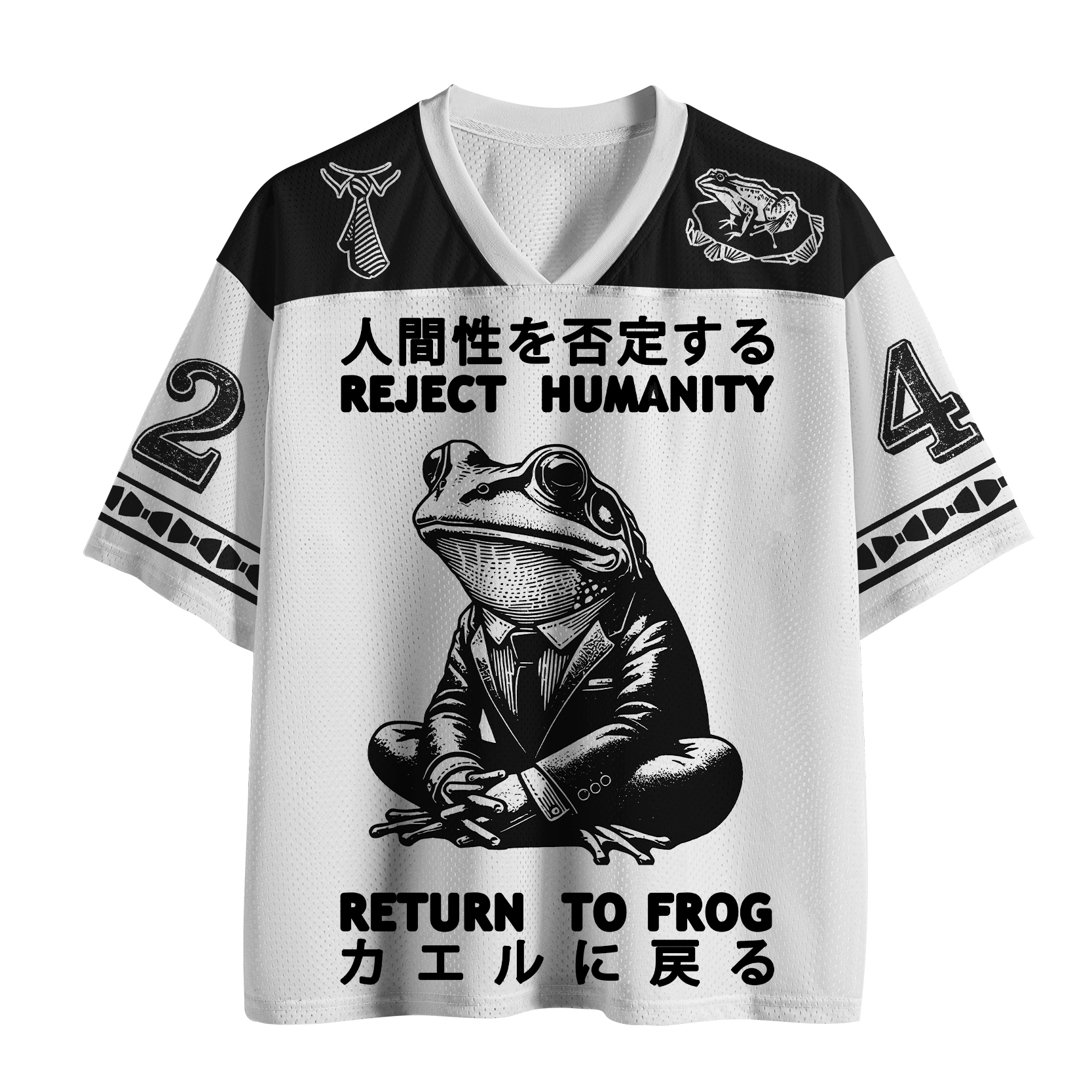 Tokyo-Tiger Reject Humanity Work Frog Mesh Jersey