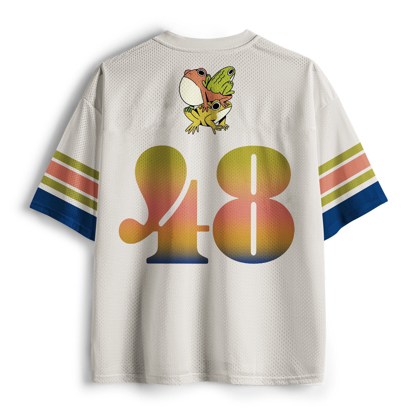 Tokyo-Tiger Leap Frog Gradient Mesh Jersey