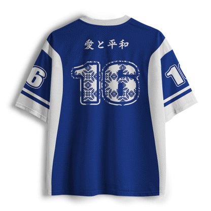 Tokyo-Tiger Pigeon That Was Moved Three Mesh Jersey