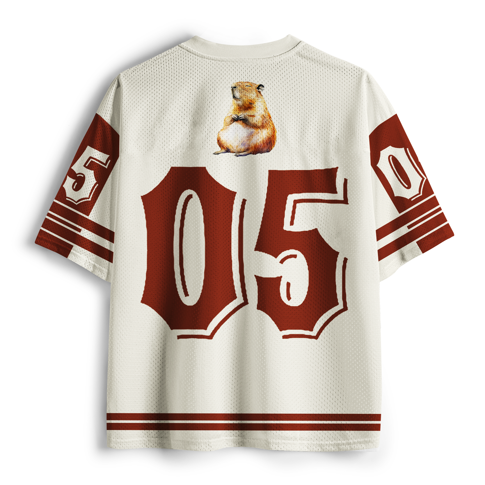 Tokyo-Tiger "No Problemo" Chill Capybara Mesh Jersey