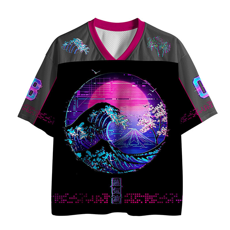 Tokyo-Tiger Neon Tides Mesh Jersey