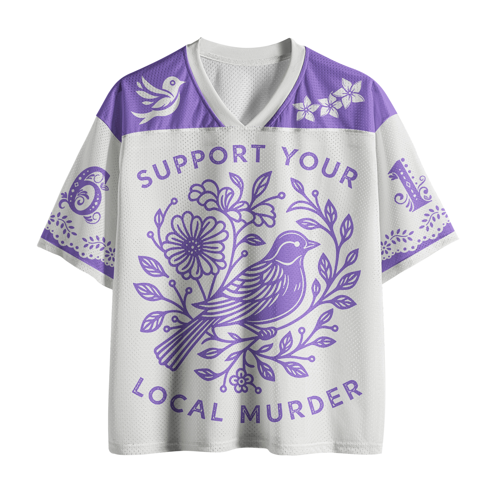 Tokyo-Tiger Support Your Local Murder Mesh Jersey