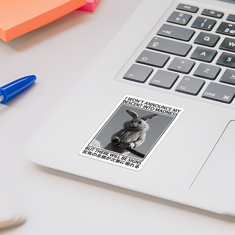 Tokyo-Tiger Rabbit Goes Into Madness Sticker