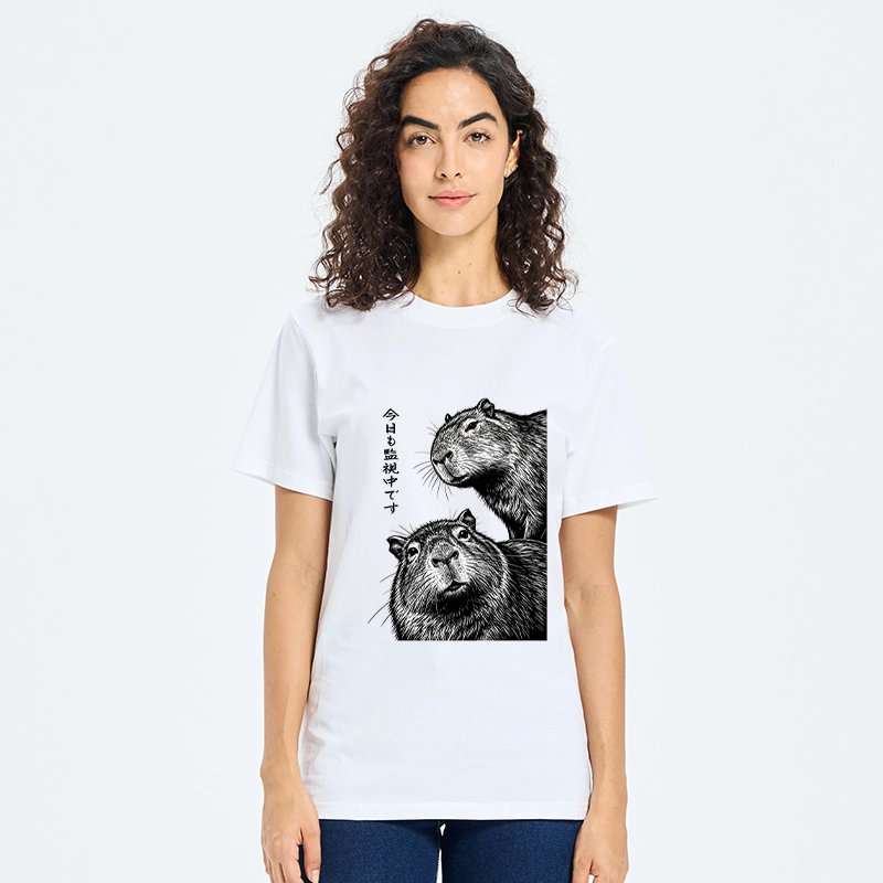 Tokyo-Tiger Capybara Surveillance Squad Classic T-Shirt