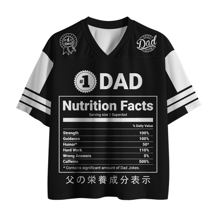 Tokyo-Tiger Father Nutrition Facts Mesh Jersey