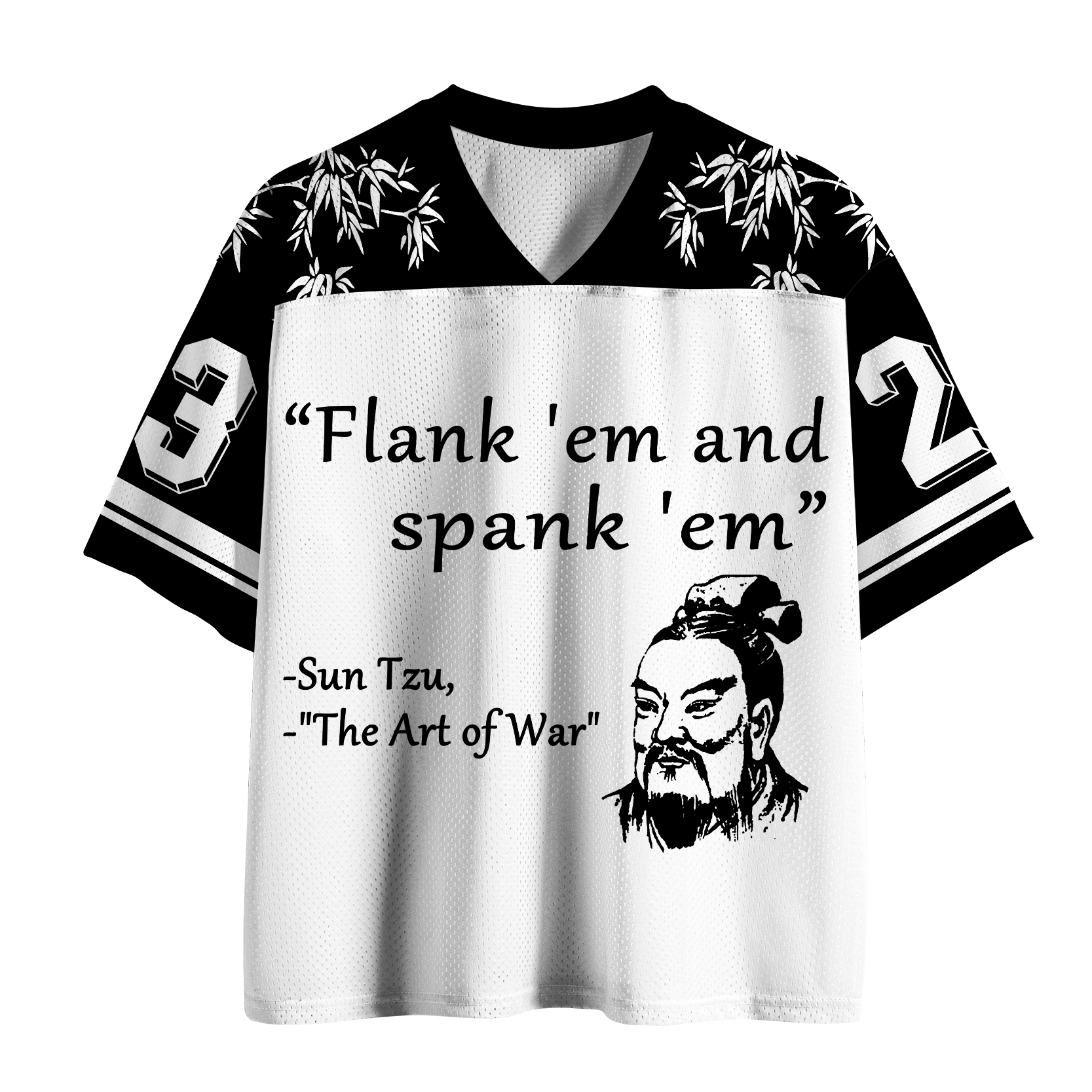 Tokyo-Tiger Sun Tzu "Flank 'Em" Mesh Jersey