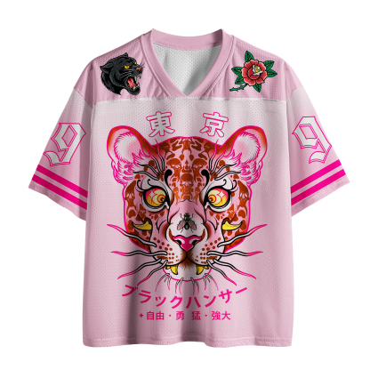 Tokyo-Tiger Dream-Colored Dreamscape Leopard Mesh Jersey