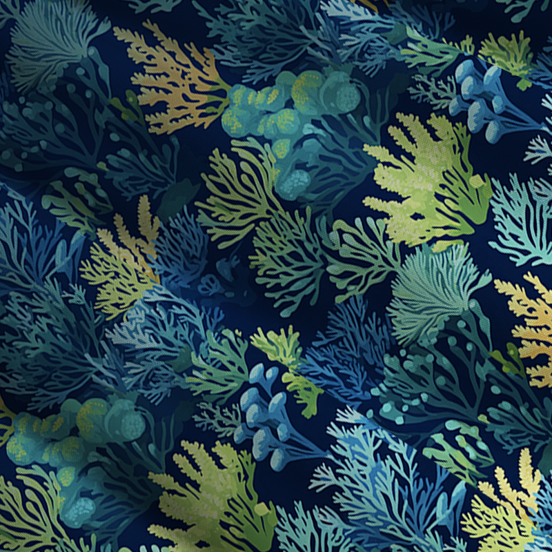 Tokyo-Tiger Underwater Coral Reef Maxi Skirt
