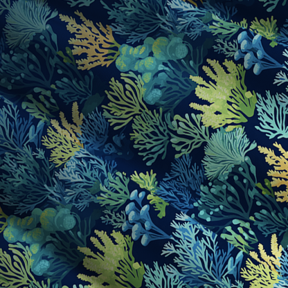 Tokyo-Tiger Underwater Coral Reef Maxi Skirt