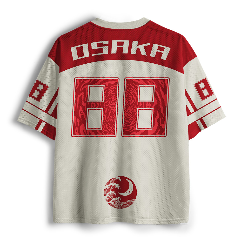 Tokyo-Tiger Funny Octopus Osaka Japan  Mesh Jersey