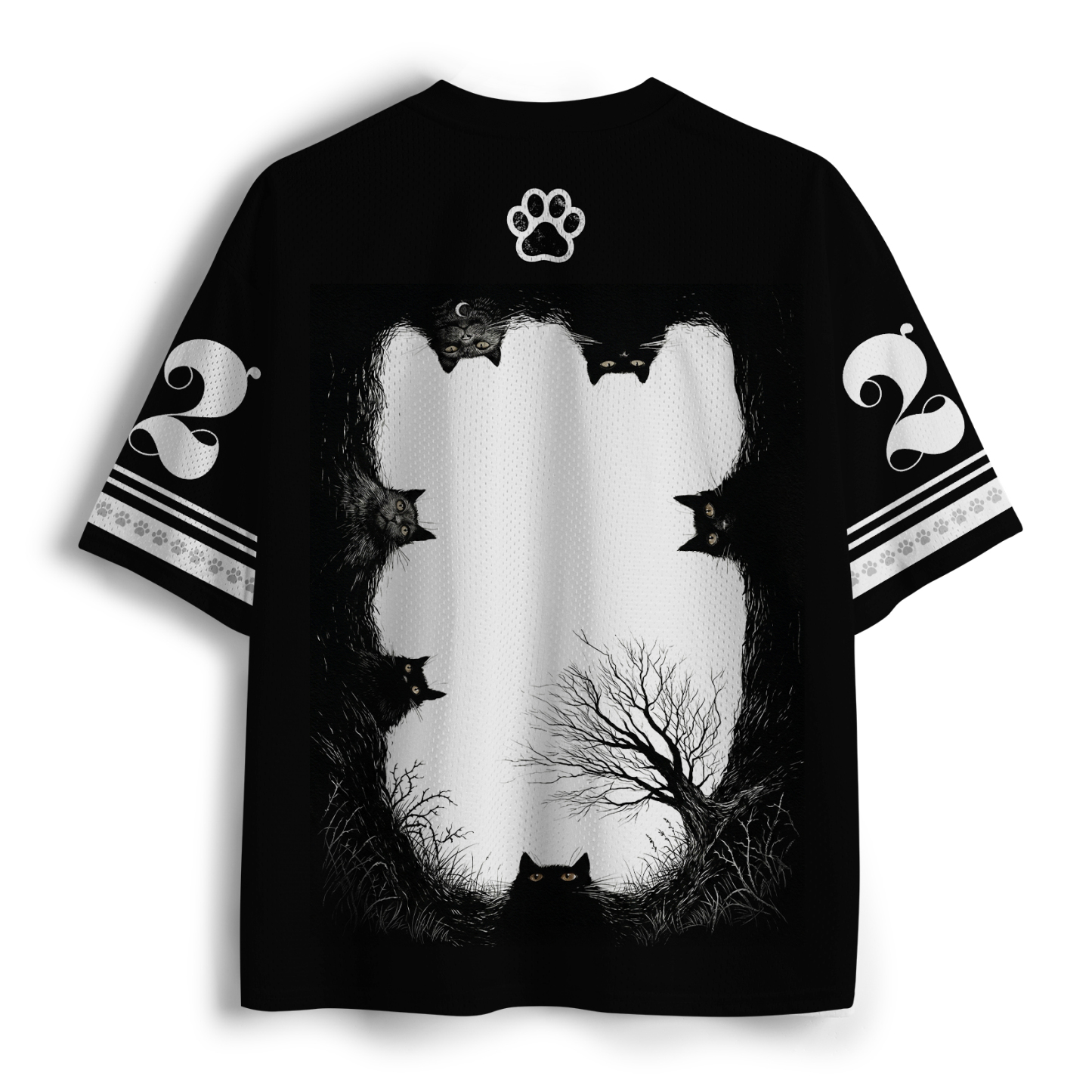 Tokyo-Tiger Many Cats Are Watching You Mesh Jersey