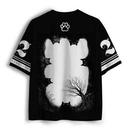 Tokyo-Tiger Many Cats Are Watching You Mesh Jersey