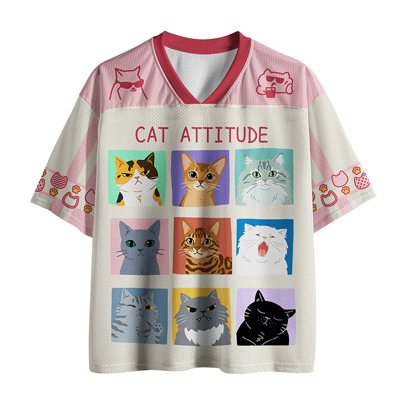 Tokyo-Tiger Cat Attitude Mesh Jersey
