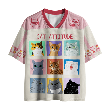 Tokyo-Tiger Cat Attitude Mesh Jersey