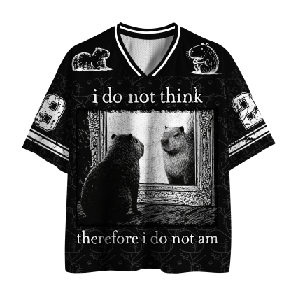 Tokyo-Tiger "I Do Not Think" Capybara Existentialism Mesh Jersey