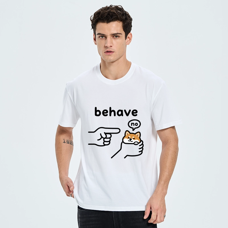 Tokyo-Tiger Funny Shiba Refusing To Behave Classic T-Shirt