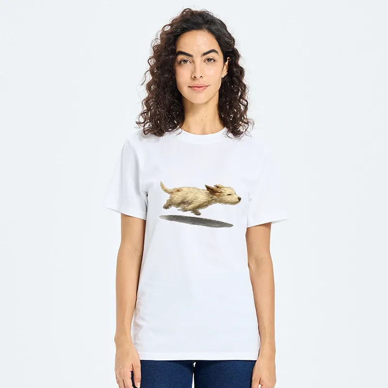 Tokyo-Tiger Happy Puppy Running Free Classic T-Shirt