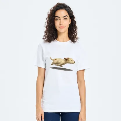 Tokyo-Tiger Happy Puppy Running Free Classic T-Shirt
