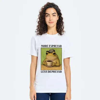 Tokyo-Tiger Frog Drinking Coffee Funny Classic T-Shirt