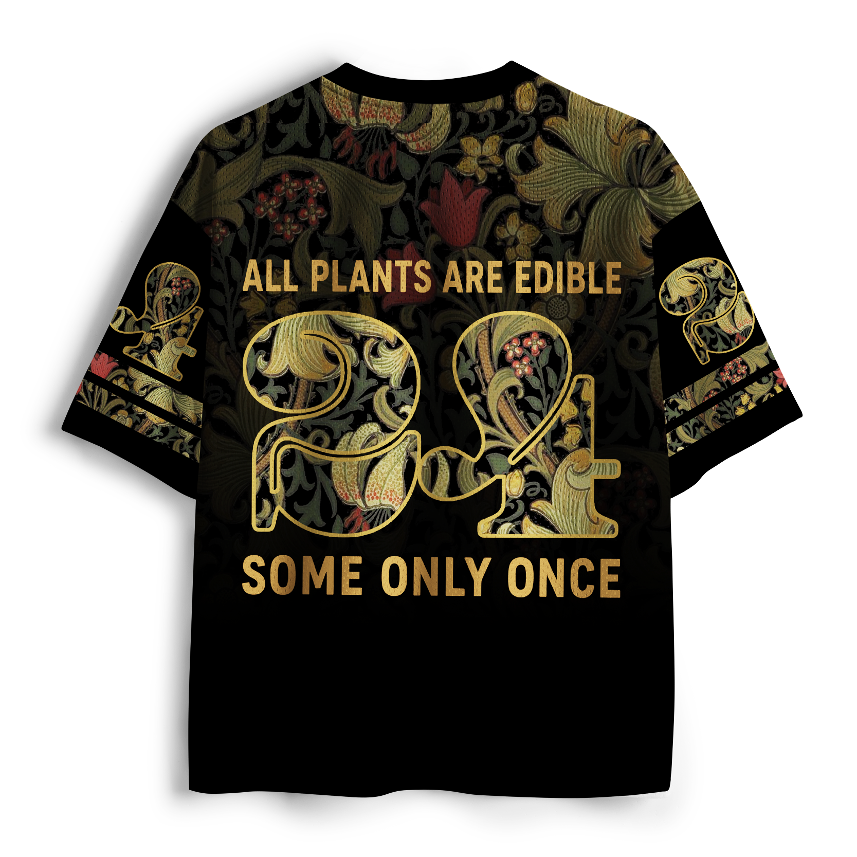 Tokyo-Tiger Beautiful Poison Floral Mesh Jersey