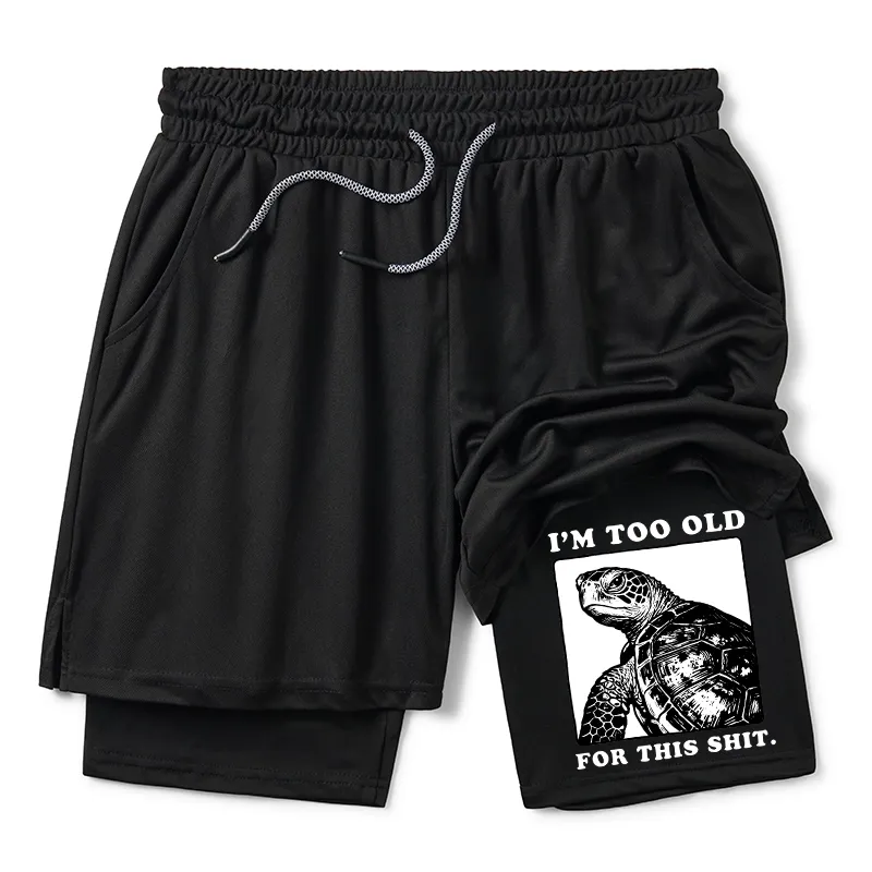 Tokyo-Tiger Turtle I Quit Meme Energy Training Shorts Sale