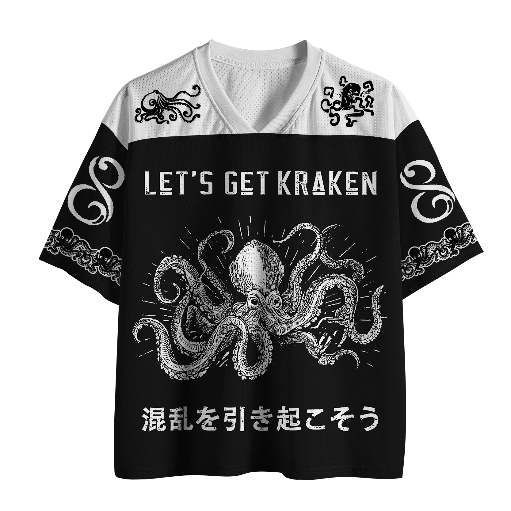 Tokyo-Tiger Funny Octopus：Let’s Get Kraken Mesh Jersey