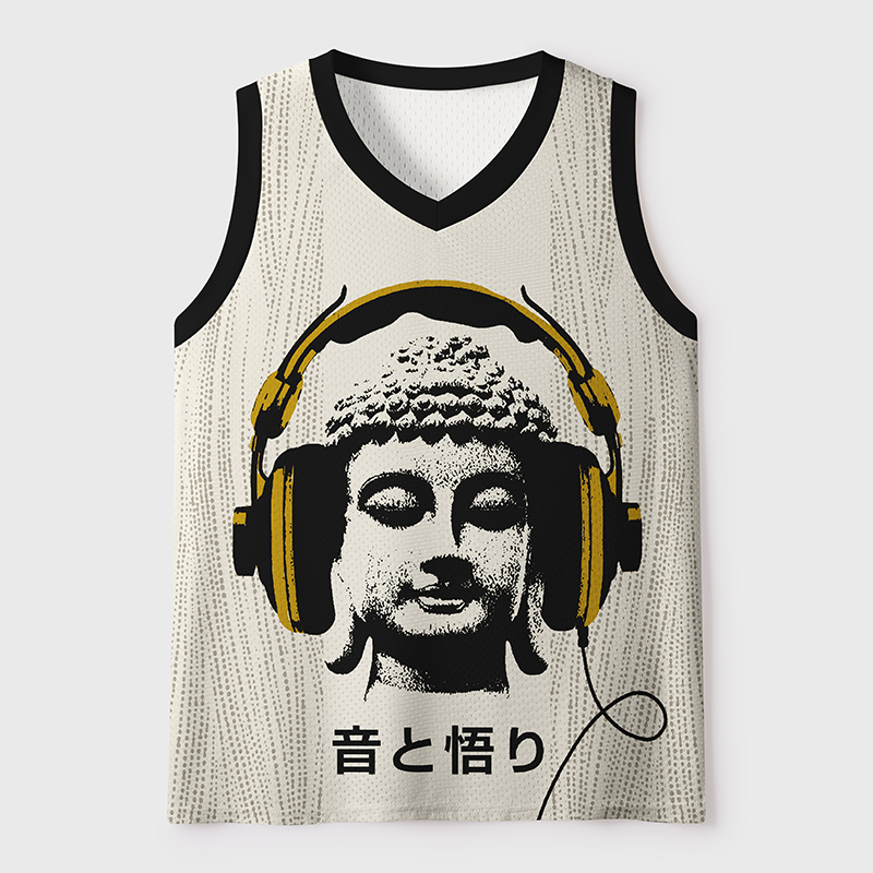 Tokyo-Tiger Enlightened Sound Mesh Tank Top
