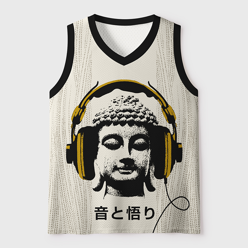 Tokyo-Tiger Enlightened Sound Mesh Tank Top