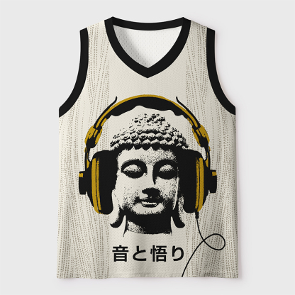 Tokyo-Tiger Enlightened Sound Mesh Tank Top