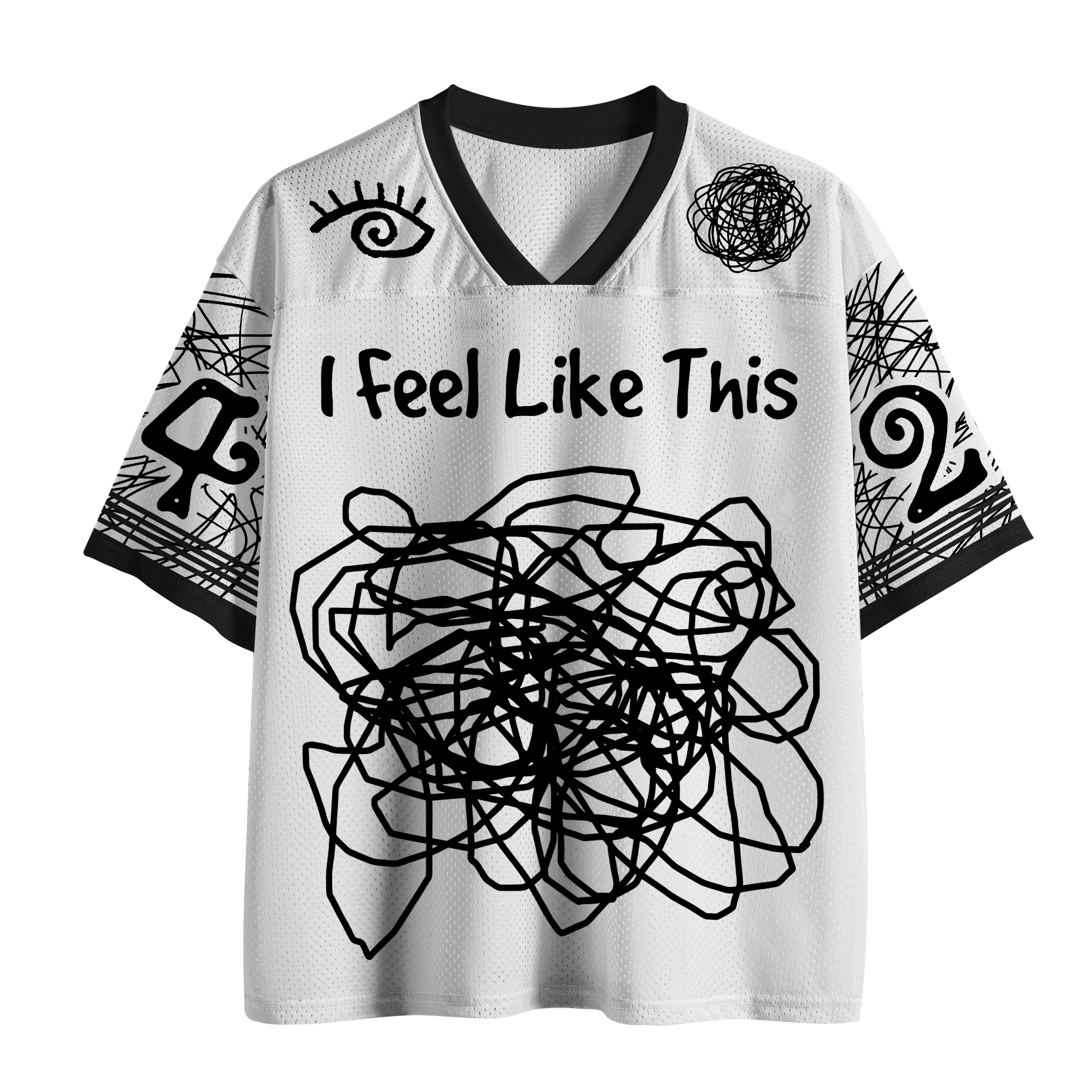 Tokyo-Tiger This Is How My Brain Feels Mesh Jersey