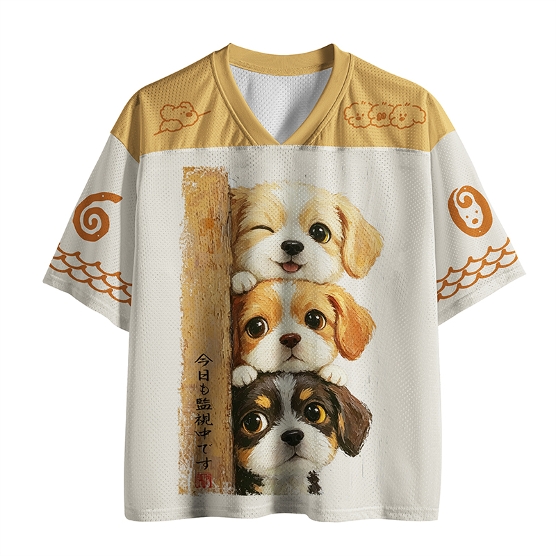 Tokyo-Tiger Cute On Blast Mesh Jersey
