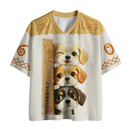 Tokyo-Tiger Cute On Blast Mesh Jersey