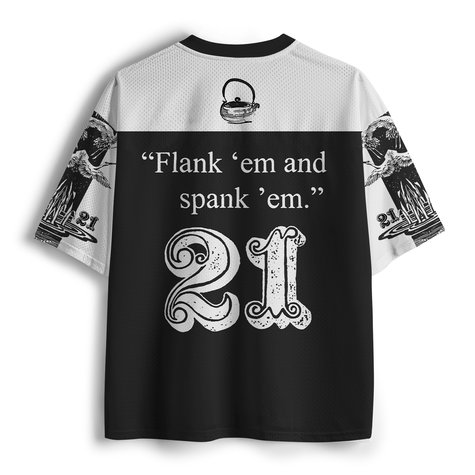 Tokyo-Tiger The Art Of War Funny Mesh Jersey