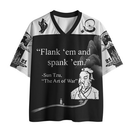 Tokyo-Tiger The Art Of War Funny Mesh Jersey