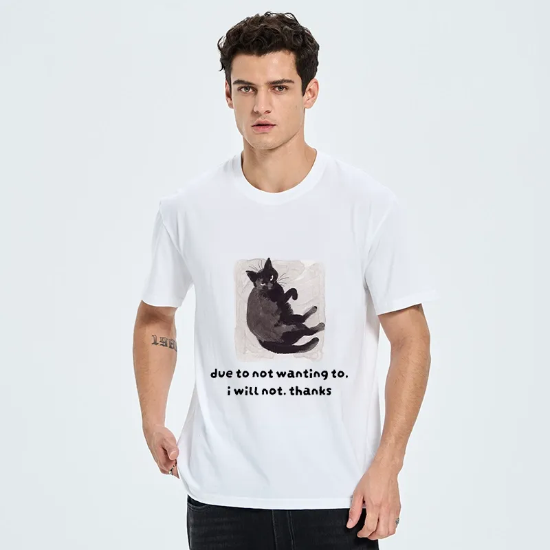 Tokyo-Tiger Cat Says No Thanks Funny Vibe Classic T-Shirt