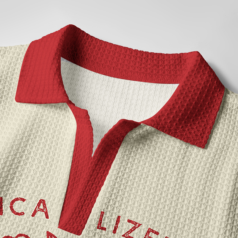 Tokyo-Tiger Pigeon That Was Moved Crochet Polo Shirt