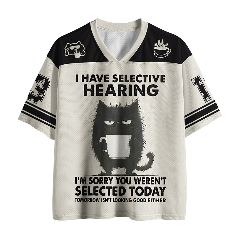 Tokyo-Tiger Selective Hearing Mesh Jersey