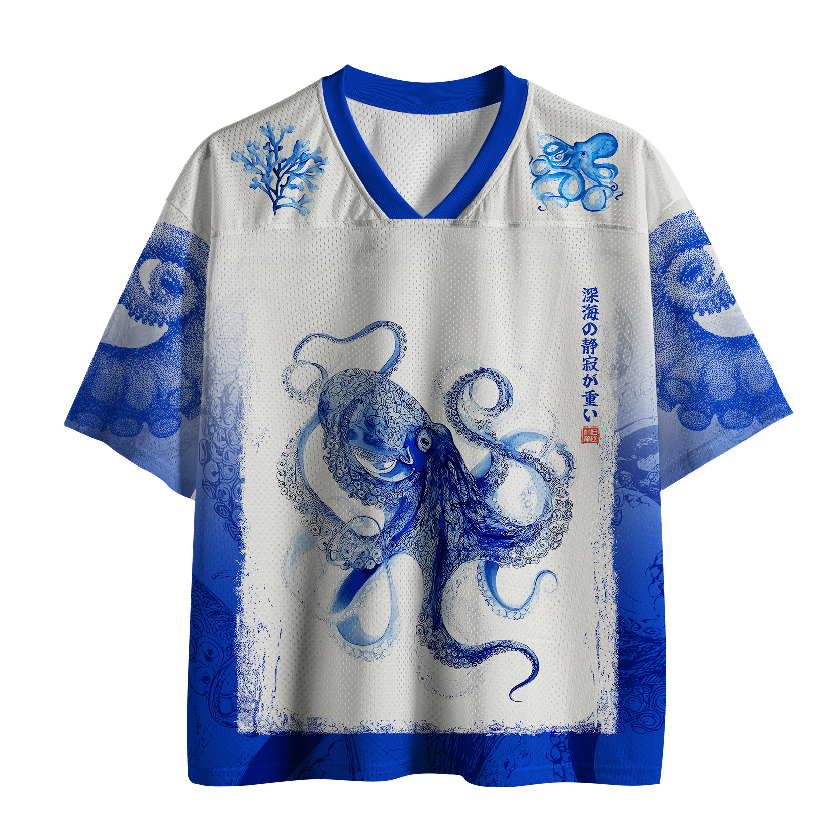 Tokyo-Tiger In The Deep: The Octopus’s Journey Mesh Jersey