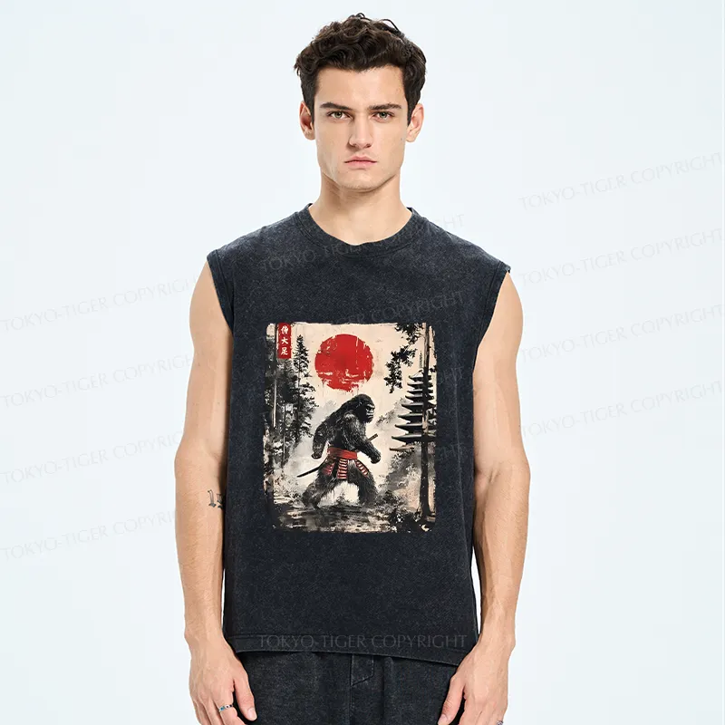 Tokyo-Tiger Japanese Samurai Bigfoot Washed Tank