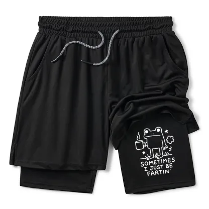 Tokyo-Tiger Sometimes A Frog Just Needs To Fart Training Shorts